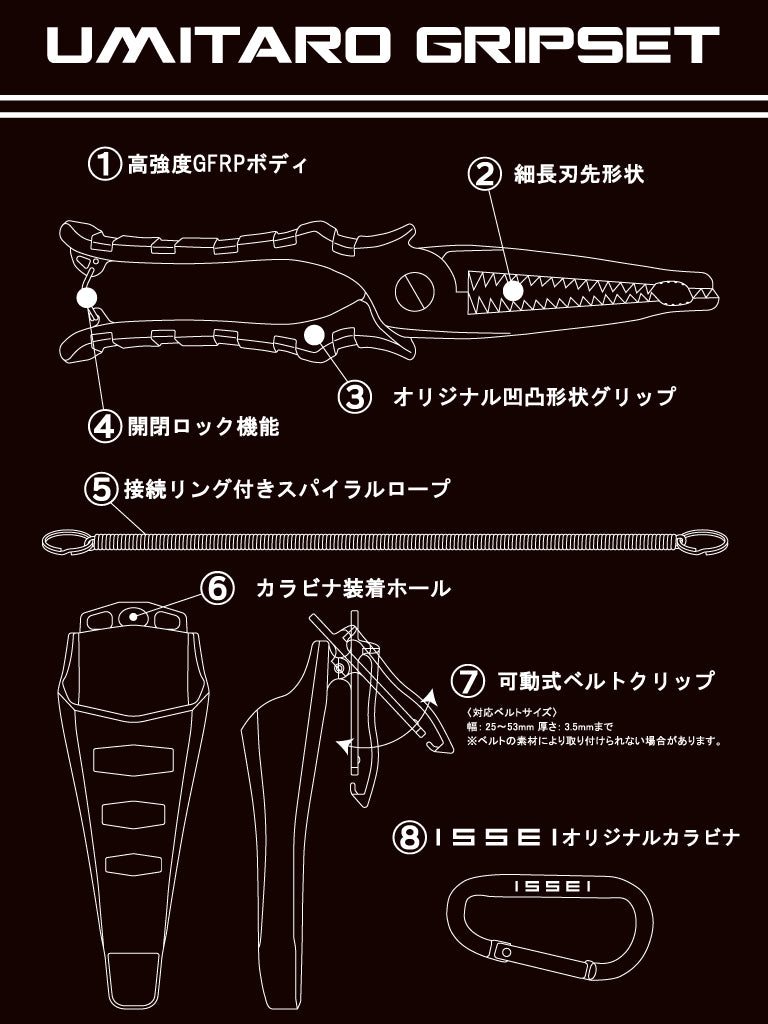 海太郎グリップセット(ブラック)